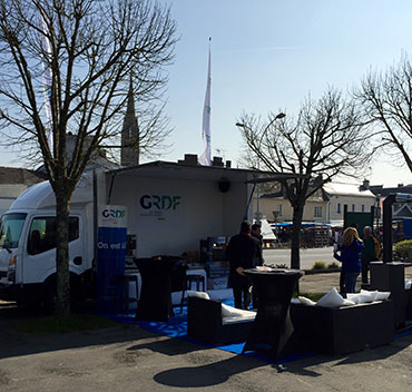 camion podium pour animations